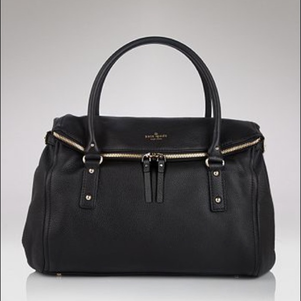 KATE SPADE COBBLE LEATHER SHOULDER BAG